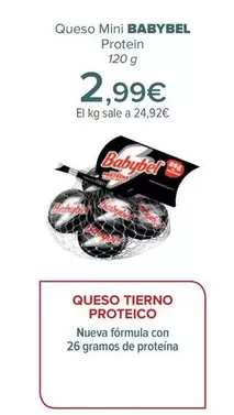 Oferta de Babybel  - Queso Mini Protein por 2,99€ en Carrefour