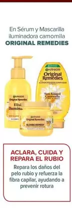 Oferta de Original Remedies - En Sérum Y Mascarilla Iluminadora Camomila en Carrefour