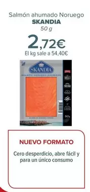 Oferta de Skandia - Salmón Ahumado Noruego   por 2,72€ en Carrefour