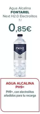Oferta de Fontarel - Agua Alcalina por 0,85€ en Carrefour
