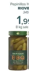 Oferta de Rioverde - Pepinillos Hot O Bbq  por 1,99€ en Carrefour