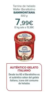Oferta de Sammontana - Tarrina De Helado Wafer Barattolino  por 7,99€ en Carrefour