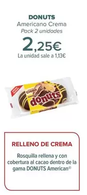 Oferta de Donuts - Americano Crema por 2,25€ en Carrefour
