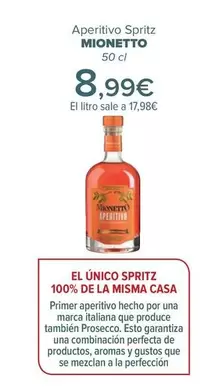 Oferta de Mionetto - Aperitivo Spritz   por 8,99€ en Carrefour