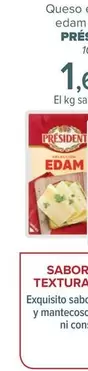 Oferta de Président - Queso En Lonchas Edam O Gouda   por 1,65€ en Carrefour