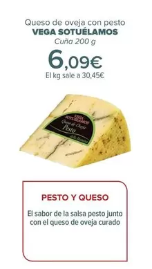 Oferta de Vega Sotuelamos - Queso De Oveja Con Pesto  por 6,09€ en Carrefour