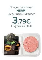 Oferta de Hermi - Burger De Conejo  por 3,79€ en Carrefour