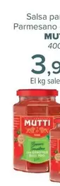 Oferta de Mutti - Salsa Para Pasta  Parmesano O Albahaca   por 3,95€ en Carrefour