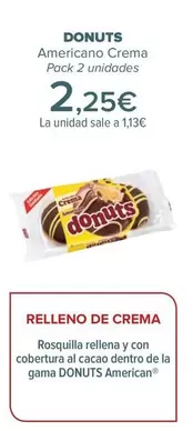 Oferta de Donuts - Americano Crema por 2,25€ en Carrefour
