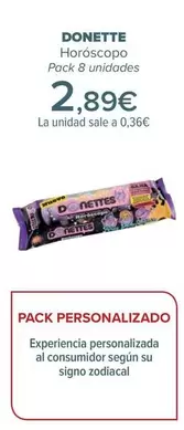 Oferta de Donette - Horóscopo por 2,89€ en Carrefour