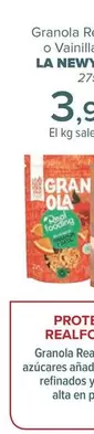 Oferta de La Newyorkina - Granola Realfooding  O Vainilla Peanut  por 3,99€ en Carrefour