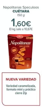 Oferta de Cuétara - Napolitanas Speculoos   por 1,6€ en Carrefour