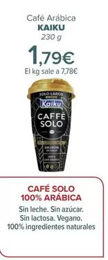Oferta de Kaiku - Café Arábica  por 1,79€ en Carrefour