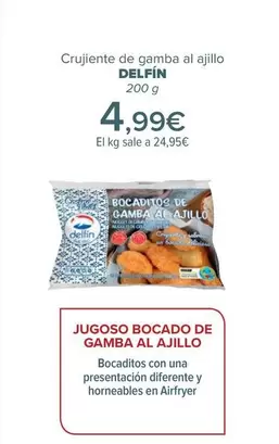 Oferta de Delfín - Crujiente De Gamba Al Ajillo por 4,99€ en Carrefour