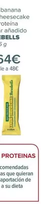 Oferta de Barebells - Barrita Banana  O Lemon Cheesecake  Alta Proteína  Sin Azúcar Añadido  por 2,64€ en Carrefour