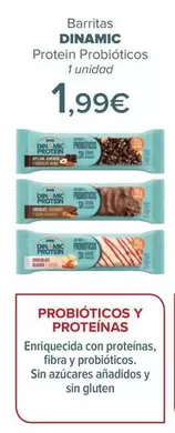 Oferta de Dinamic Protein - Barritas Probióticos por 1,99€ en Carrefour