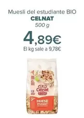 Oferta de Celnat - Muesli Del Estudiante Bio  por 4,89€ en Carrefour