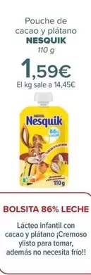 Oferta de Nesquik - Pouche De Cacao Y Plátano   por 1,59€ en Carrefour