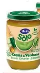 Oferta de Hero - Crema De Verduras De Zanahoria Y Calabaza  O Brócoli, Guisantes Y Calabacín Solo Baby por 1,49€ en Carrefour