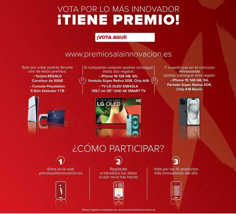 Oferta de Vota Aqui! en Carrefour