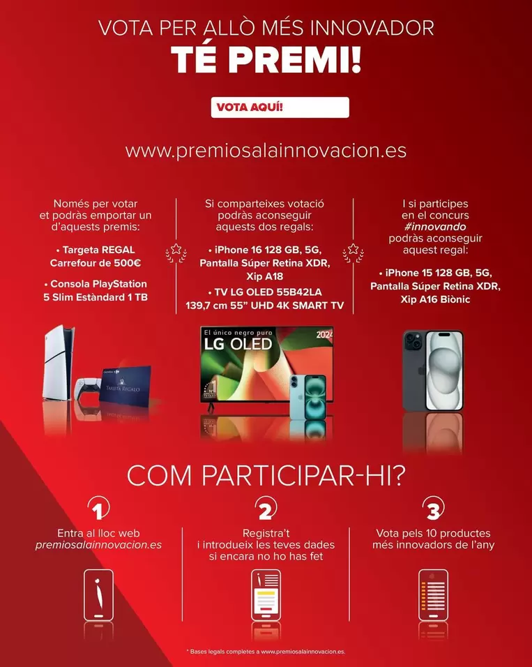 Oferta de Vota Aqui! en Carrefour
