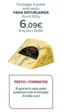 Oferta de Vega Sotuelamos - Queso De Oveja Con Pesto  por 6,09€ en Carrefour