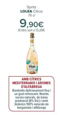 Oferta de Lolea - Spritz Citrus por 9,9€ en Carrefour