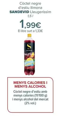 Oferta de Sandevid - Tinto De Verano Limón  por 1,99€ en Carrefour