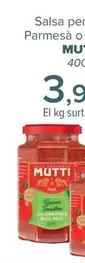 Oferta de Mutti - Salsa Para Pasta  Parmesano O Albahaca   por 3,95€ en Carrefour