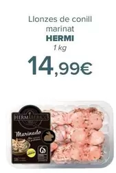 Oferta de Hermi - Chuletas De Conejo Marinado por 14,99€ en Carrefour