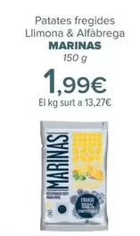 Oferta de Marinas - Patatas Fritas  Limón & Albahaca  por 1,99€ en Carrefour