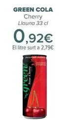 Oferta de Green Cola - Cherry por 0,92€ en Carrefour