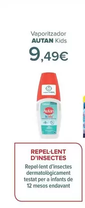 Oferta de Autan - Vaporizador Kids por 9,49€ en Carrefour