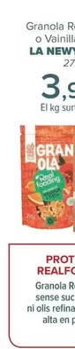 Oferta de La Newyorkina - Granola Realfooding  O Vainilla Peanut  por 3,99€ en Carrefour