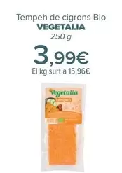 Oferta de Vegetalia - Tempeh De Garbanzo Bio   por 3,99€ en Carrefour