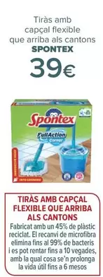 Oferta de Spontex - Mopa Con Cabezal Flexible Que Llega A Esquinas por 39€ en Carrefour