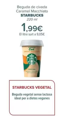 Oferta de Starbucks - Bebida De Avena Caramel Macchiato   por 1,99€ en Carrefour