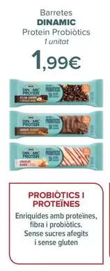 Oferta de Dinamic Protein - Barritas Probióticos por 1,99€ en Carrefour