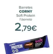 Oferta de Corny - Barritas Soft Protein por 2,79€ en Carrefour