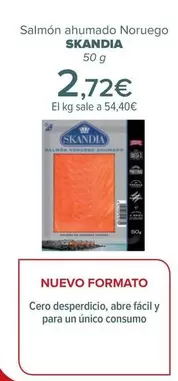 Oferta de Skandia - Salmón Ahumado Noruego   por 2,72€ en Carrefour