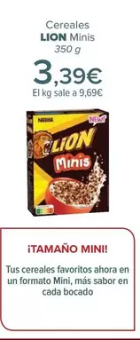 Oferta de Lion - Cereales Minis por 3,39€ en Carrefour