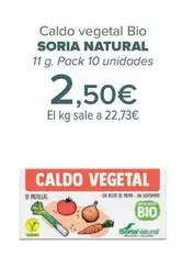 Oferta de Soria Natural - Caldo Vegetal Bio   por 2,5€ en Carrefour