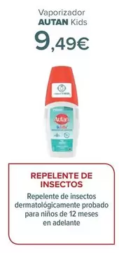 Oferta de Autan - Vaporizador Kids por 9,49€ en Carrefour
