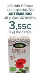 Oferta de Artemis Bio - Infusión Hibisco  Con Especias Bio   por 3,55€ en Carrefour