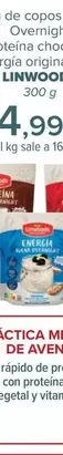 Oferta de Linwoods - Mezcla De Copos De Avena  Overnight  Proteína Chocolate  O Energía Original O Fresa   por 4,99€ en Carrefour