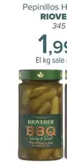 Oferta de Rioverde - Pepinillos Hot O Bbq  por 1,99€ en Carrefour