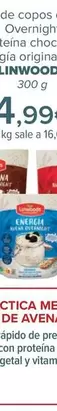 Oferta de Linwoods - Mezcla De Copos De Avena  Overnight  Proteína Chocolate  O Energía Original O Fresa   por 4,99€ en Carrefour