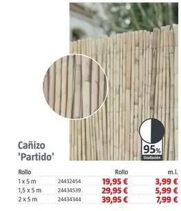 Oferta de Cañizo 'Partido' por 3,99€ en BAUHAUS
