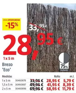 Oferta de Brezo 'Eco' por 28,95€ en BAUHAUS