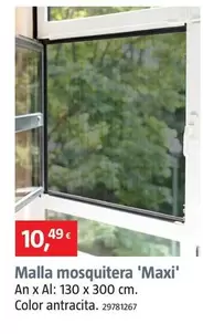 Oferta de Malla Mosquitera Maxi por 10,49€ en BAUHAUS